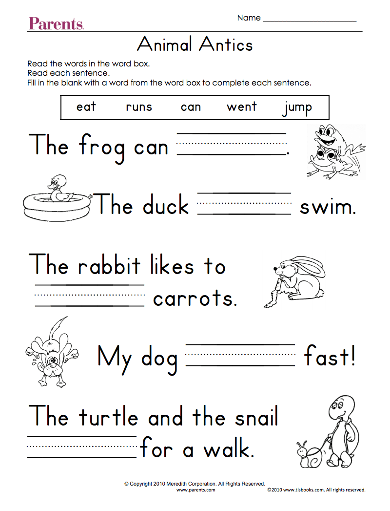 Free Printable Activities For Kids
