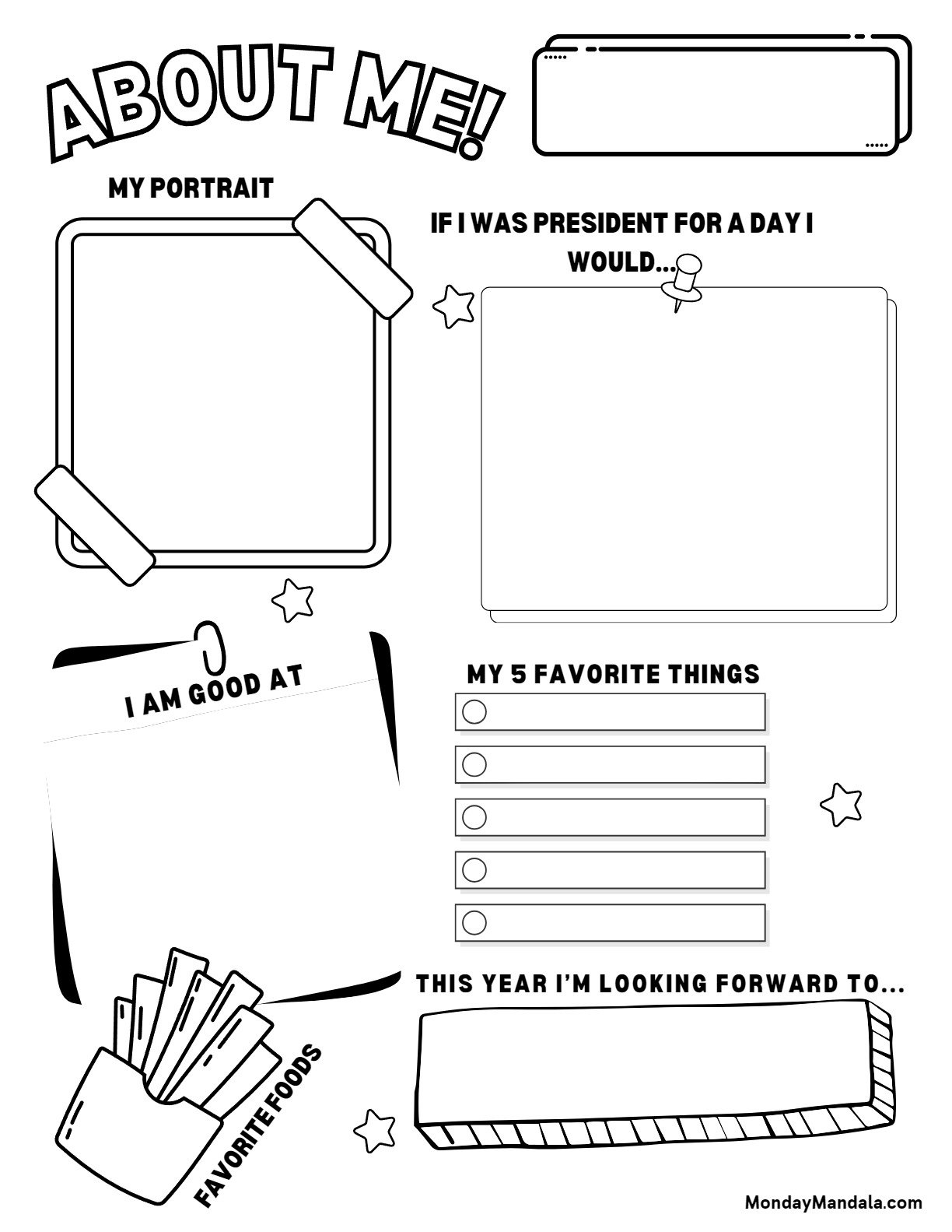 30 All About Me Worksheets Free PDF Printables 