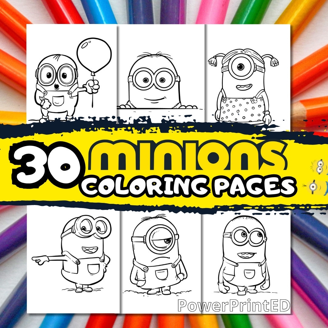 Minions Coloring Pages Free Printable