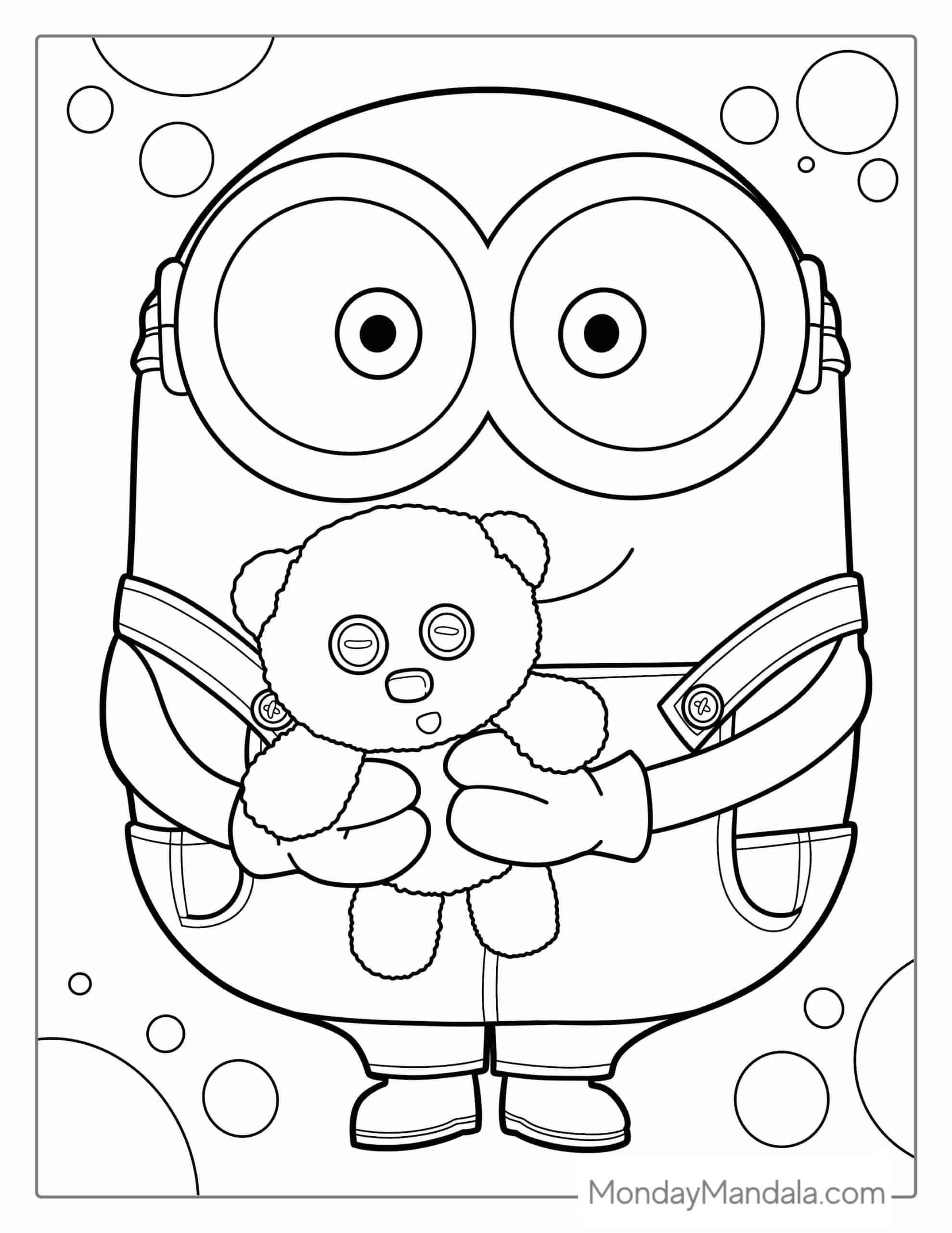 32 Minion Coloring Pages Free PDF Printables 