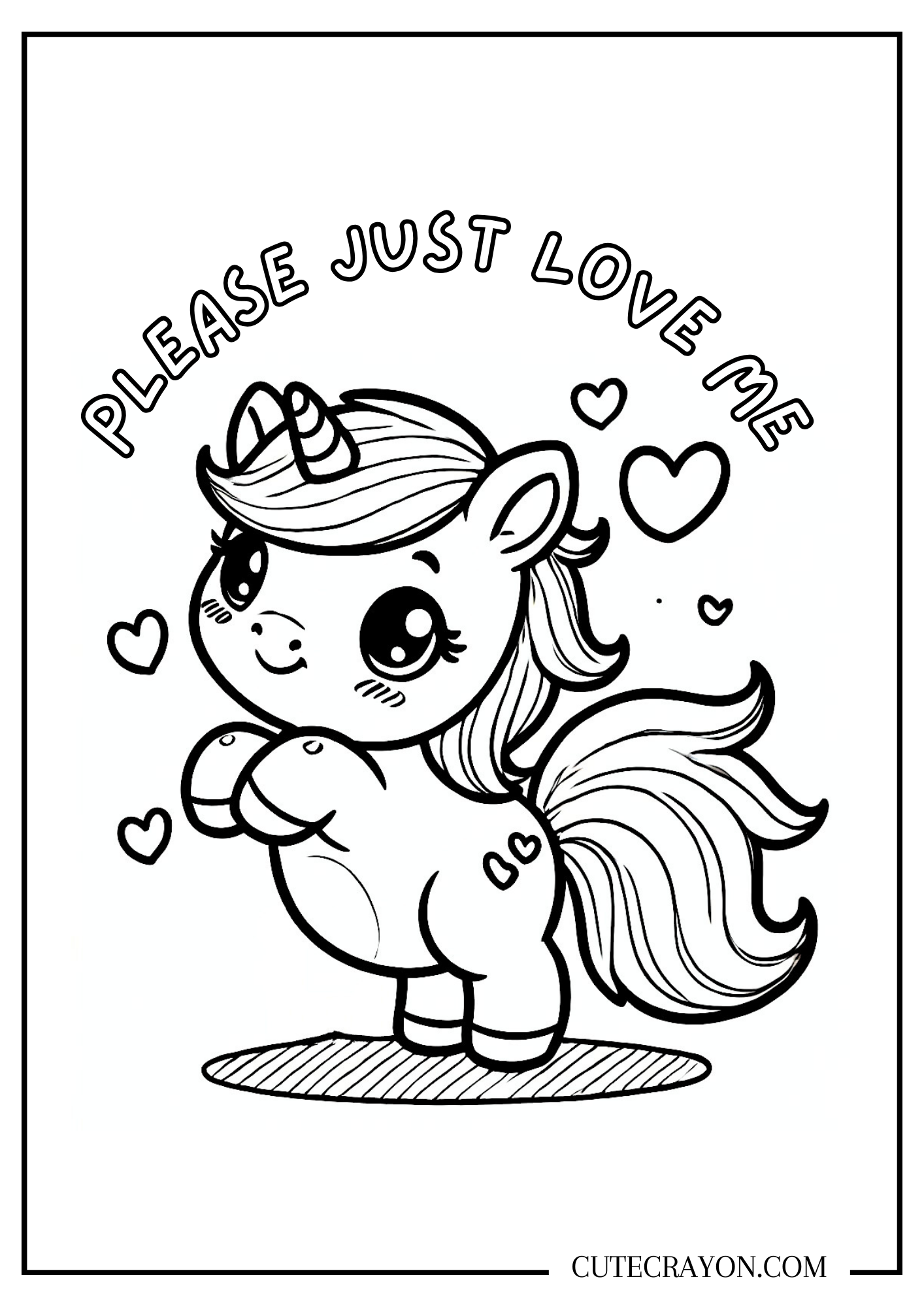 Free Printable Coloring Pages Unicorn