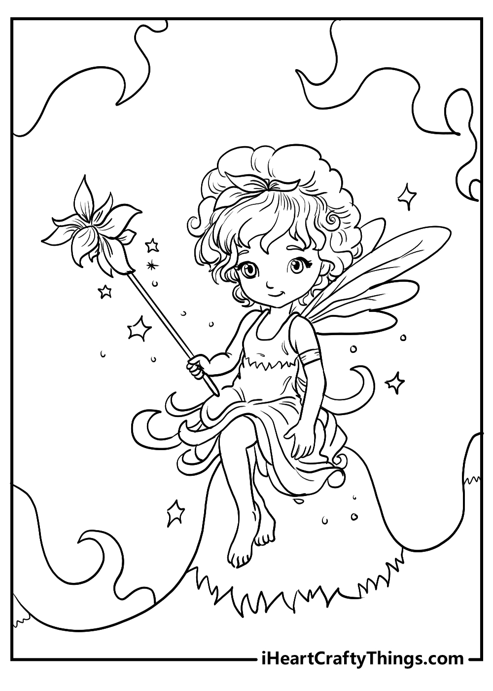 35 Fairy Coloring Pages 100 Free Printables Updated 2024 