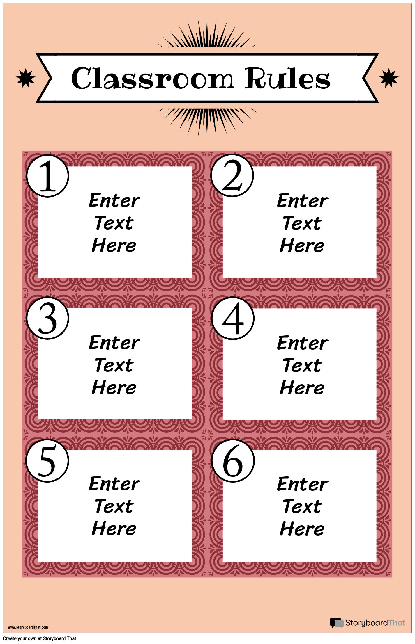 Free Printable Classroom Rules Poster