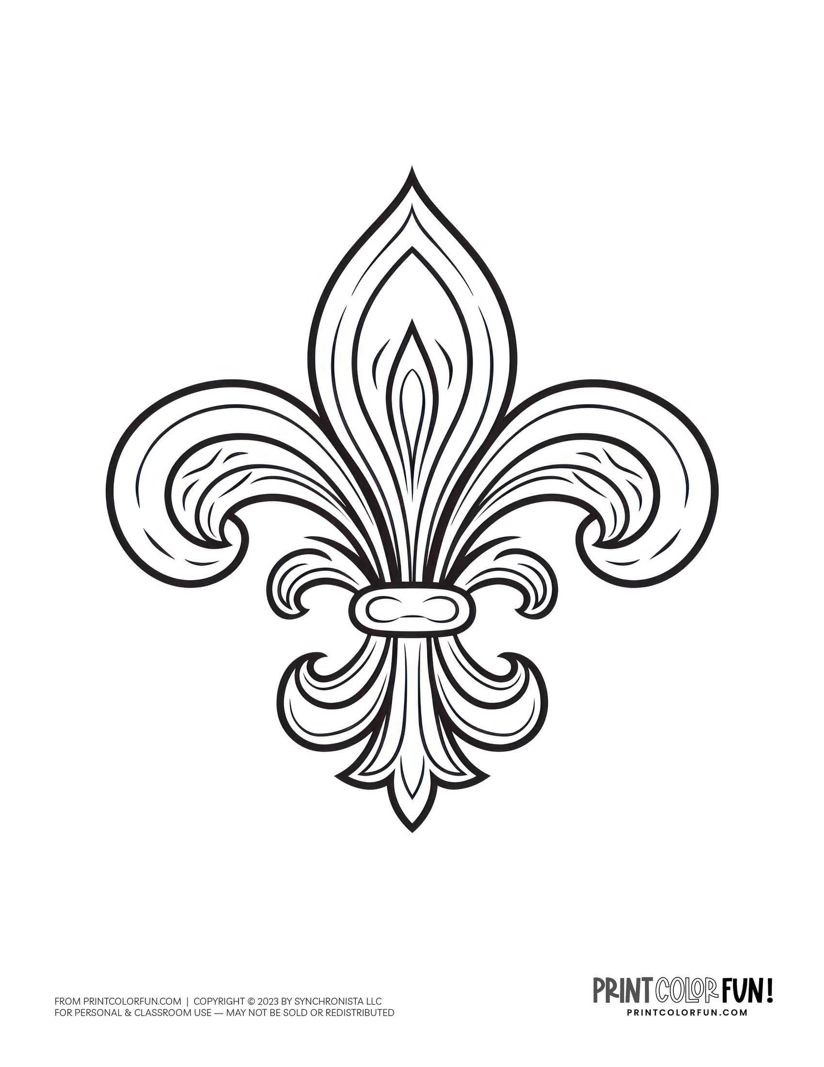 38 Fleur de lis Coloring Pages Clipart Images Design Stencils At PrintColorFun
