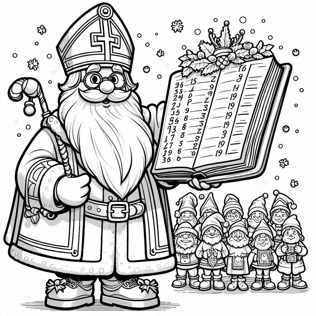 45 Sinterklaas Coloring Pages Unique Free Printables PDF 
