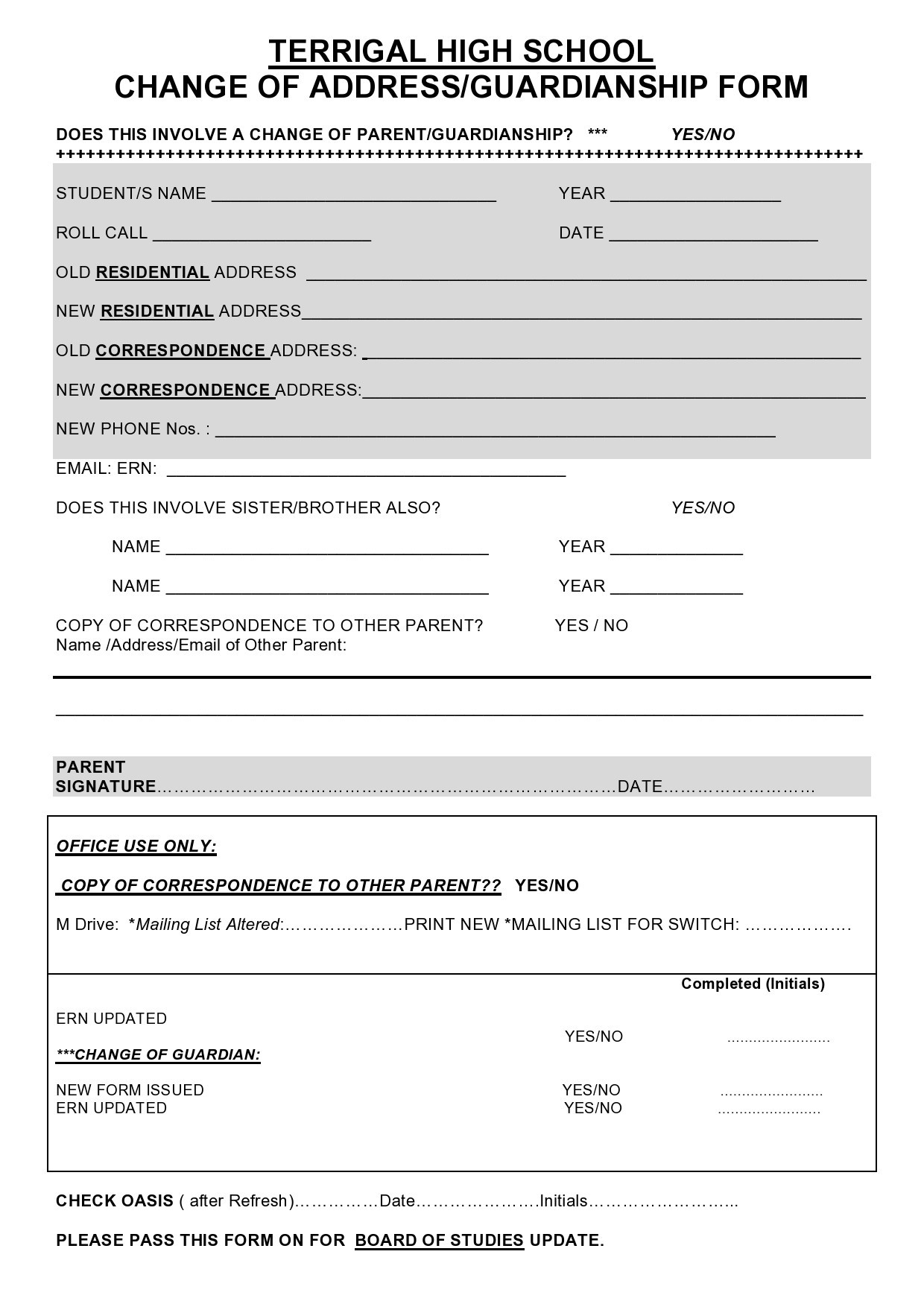 Free Printable Legal Guardianship Forms