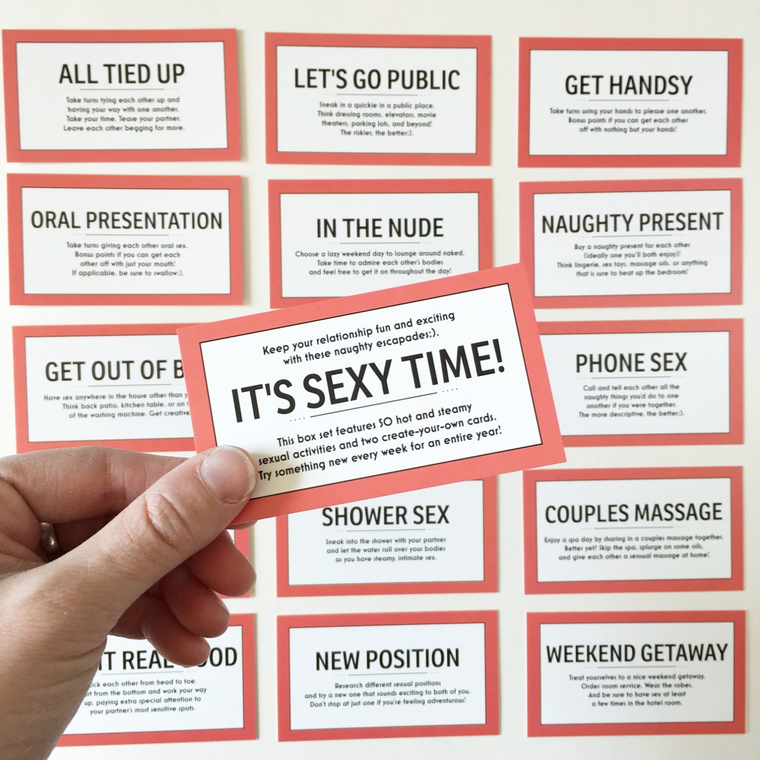 52 Sex Coupons Kinky Sex Cards Sex Cards 52 Sex Ideas Anniversary Gift Valentine s Gift Naughty Gift Gift For Him Sexy Gift Etsy Sweden