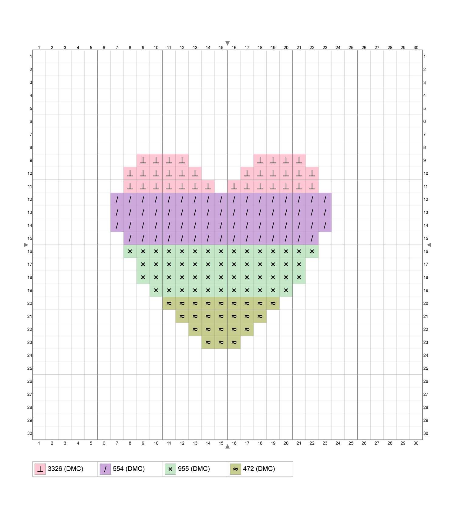 6 Free Easy Cross Stitch Patterns