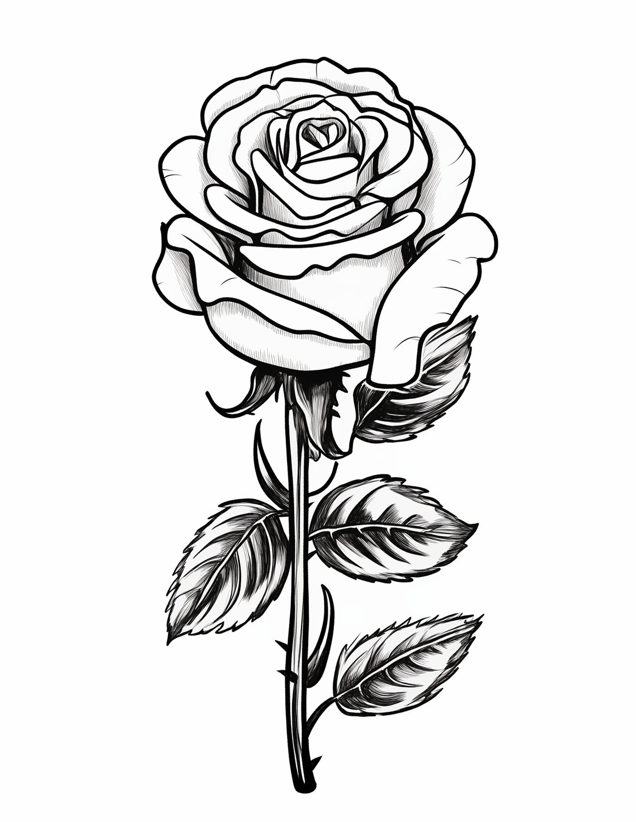65 Beautiful Rose Coloring Pages For Kids And Adults Our Mindful Life