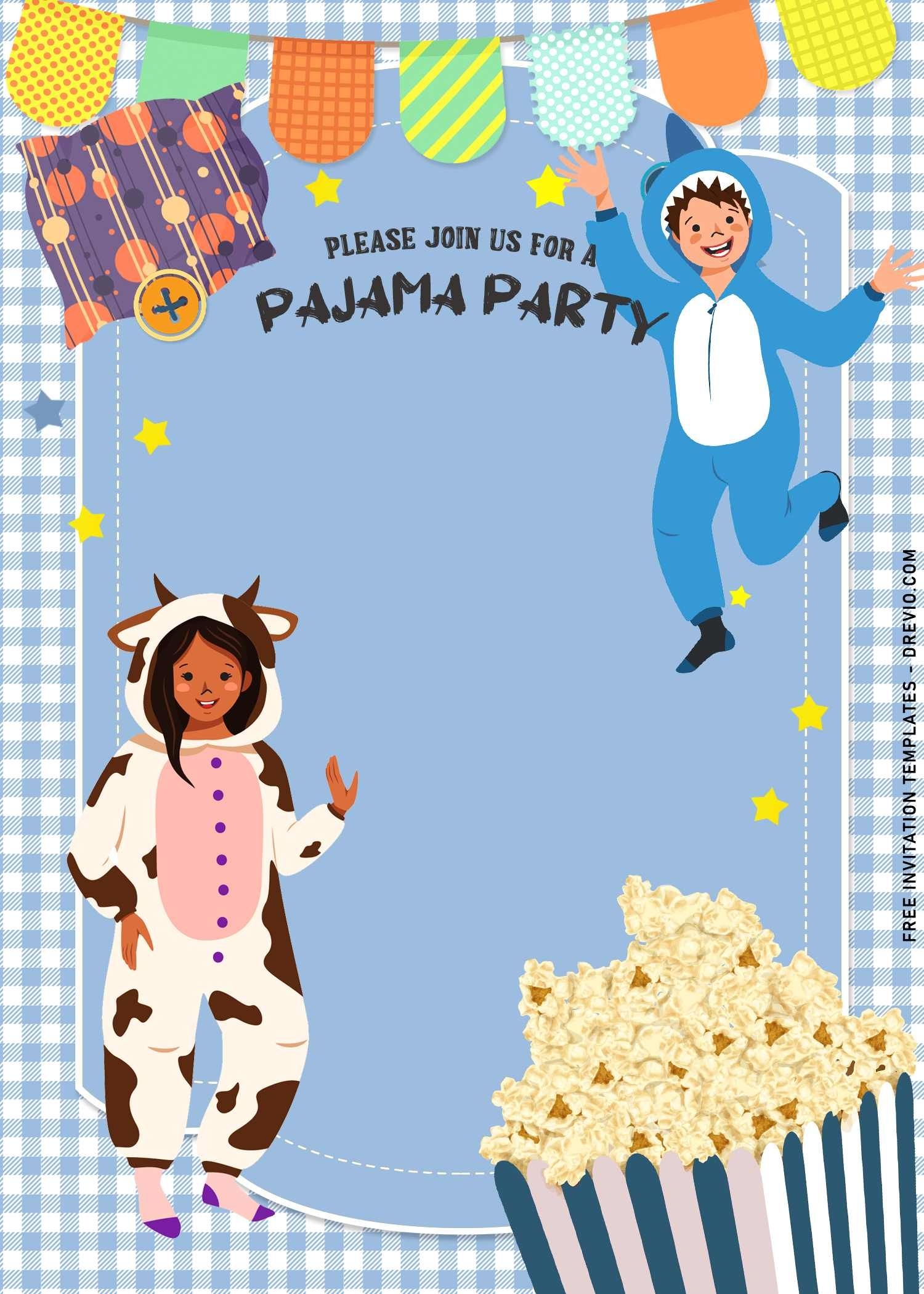 7 Pajama Party Invitation Templates To Celebrate Your Kid s Birthday