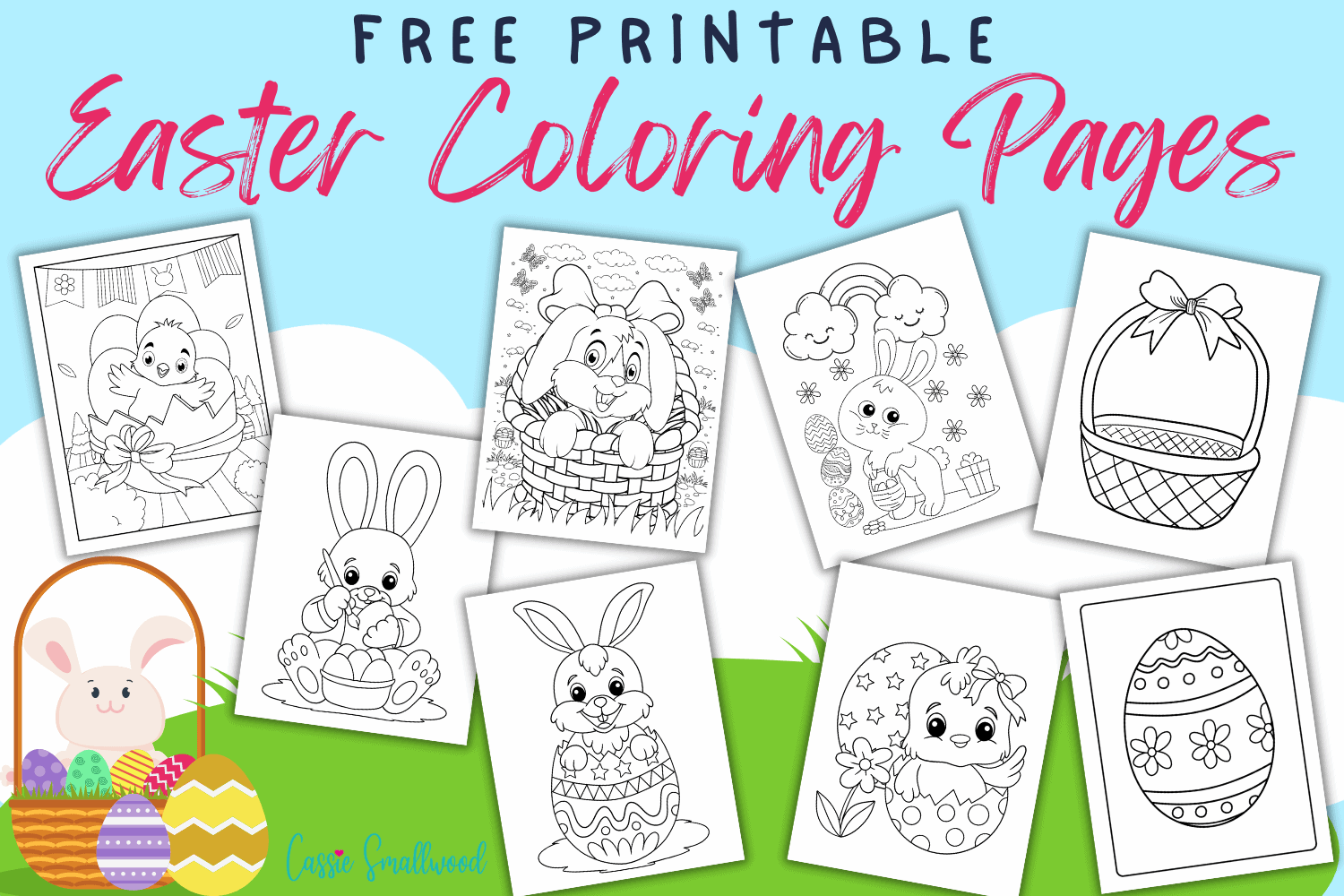 76 Cutest Easter Coloring Pages Free Printable Cassie Smallwood