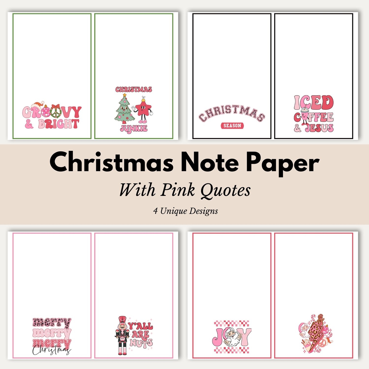 Free Printable Christmas Notes