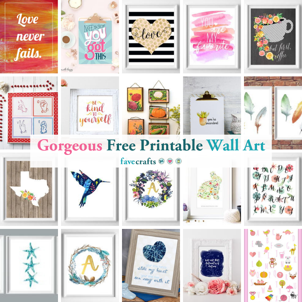 94 Gorgeous Pieces Of Free Printable Wall Art