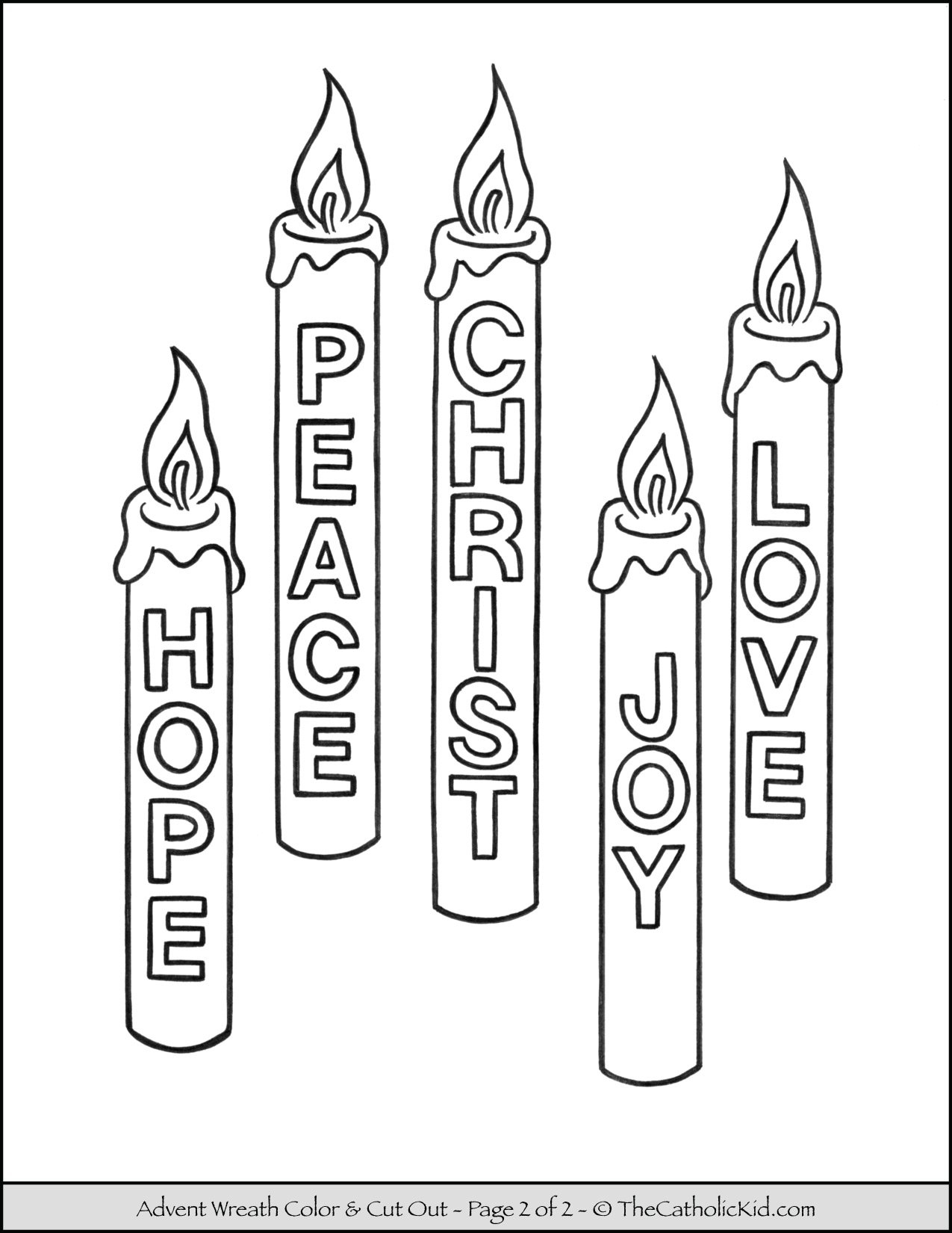 Advent Wreath Download Pack TheCatholicKid