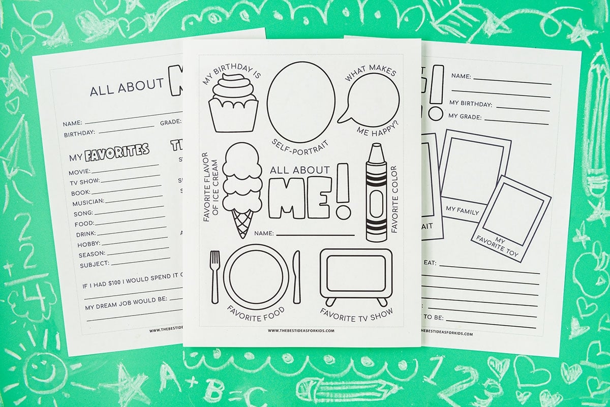All About Me Worksheet Free Printables The Best Ideas For Kids