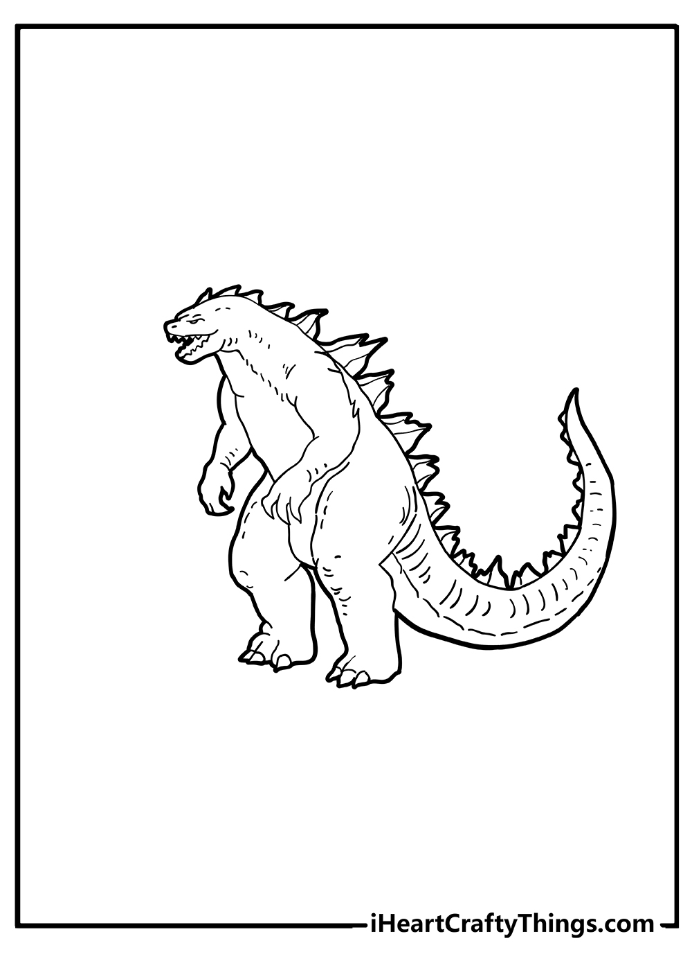All New Godzilla Coloring Pages 2024 100 Free Printables 