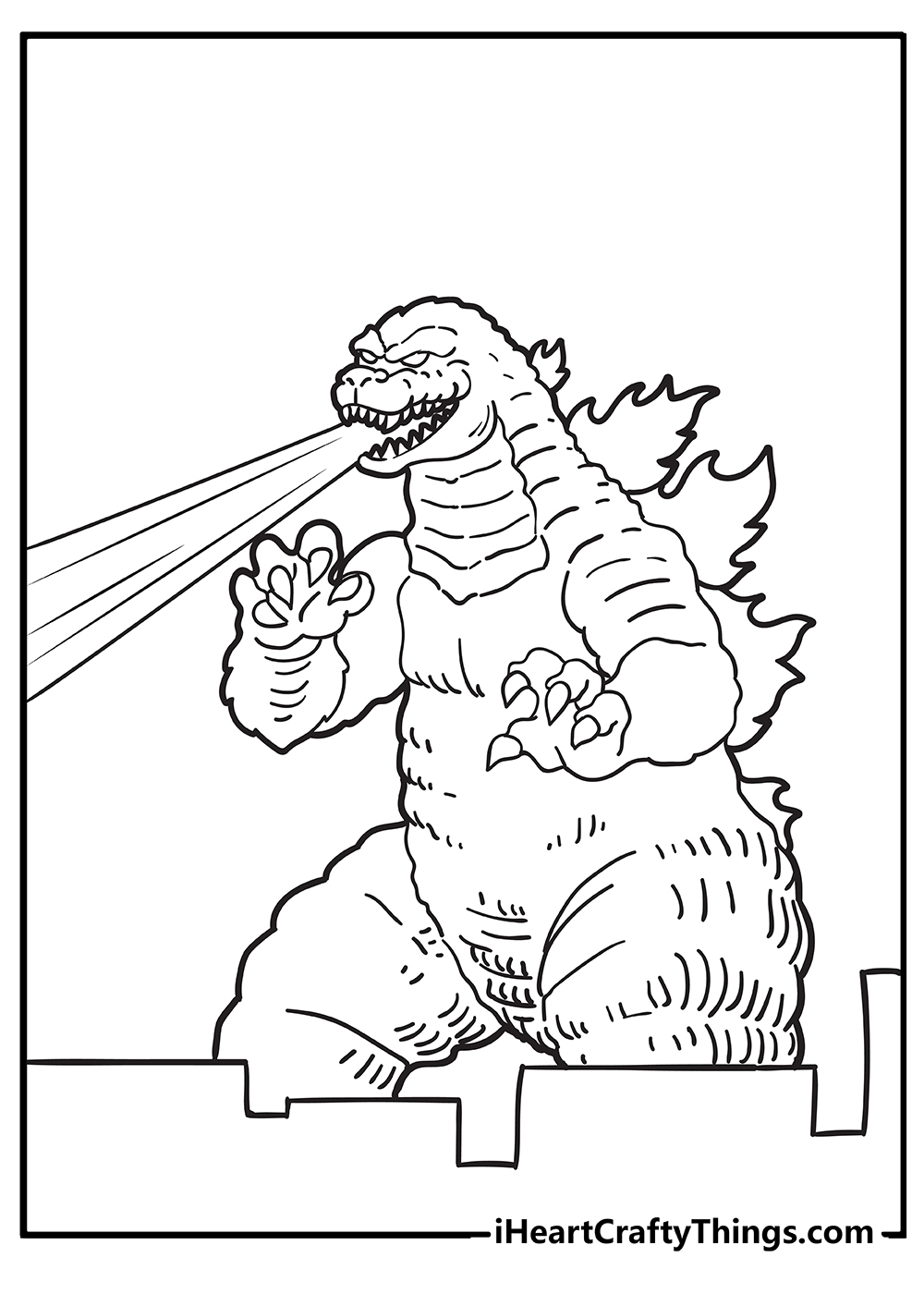 All New Godzilla Coloring Pages 2024 100 Free Printables 