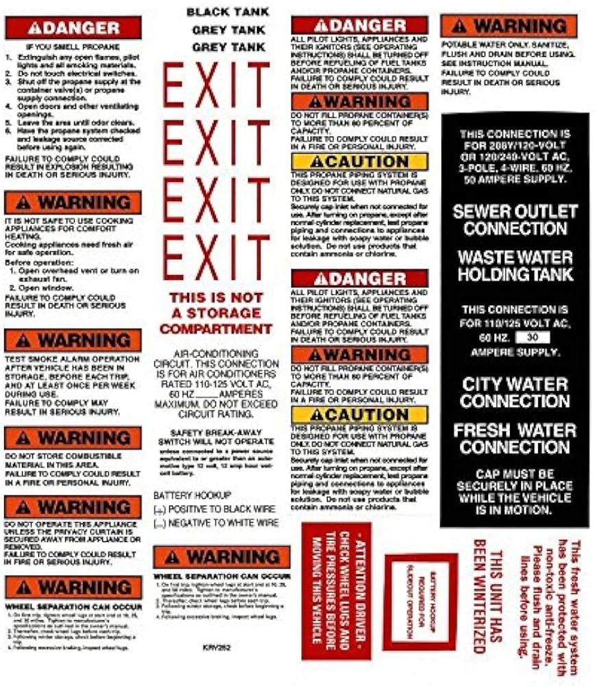 Free Printable Winterization Stickers