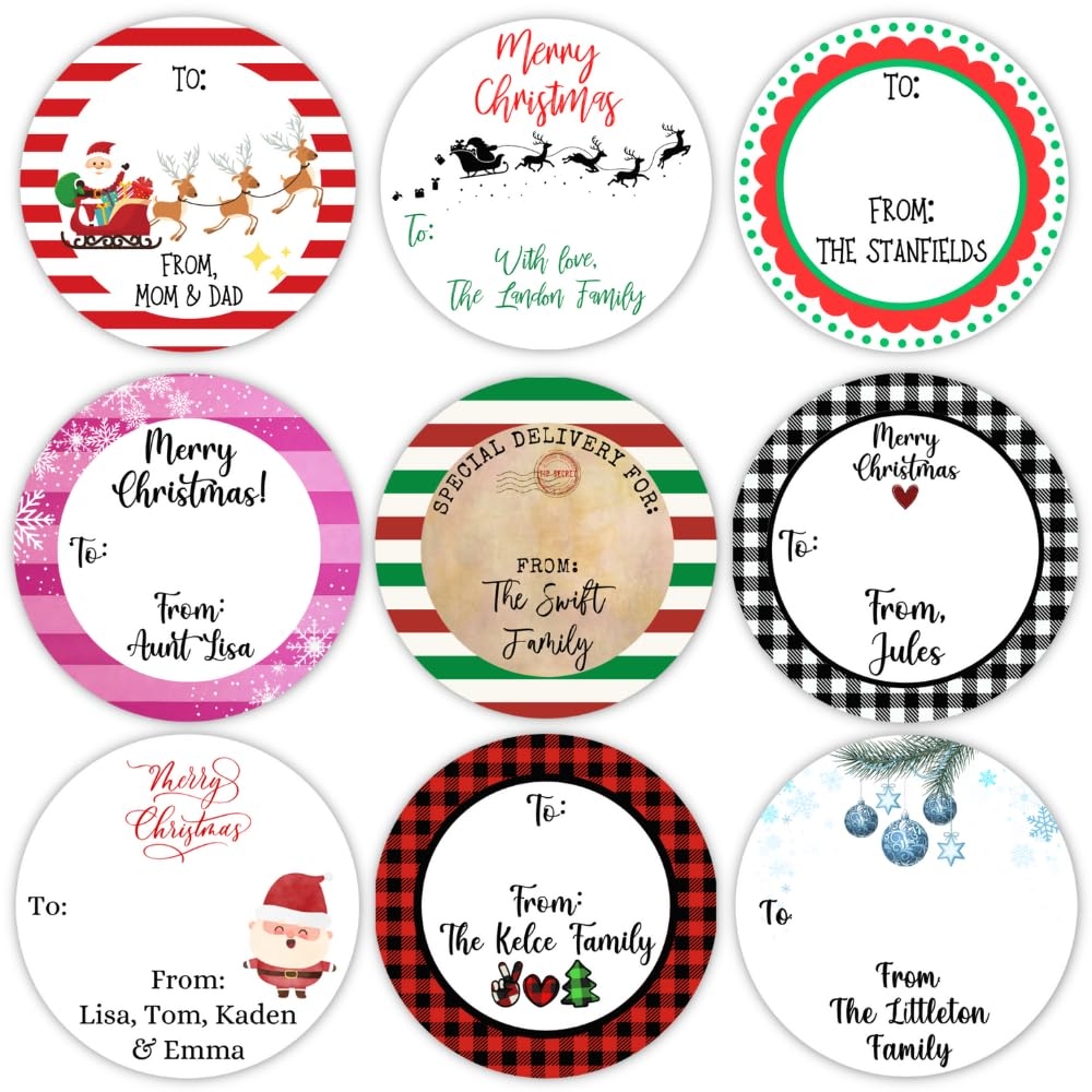 Free Printable Xmas Tags