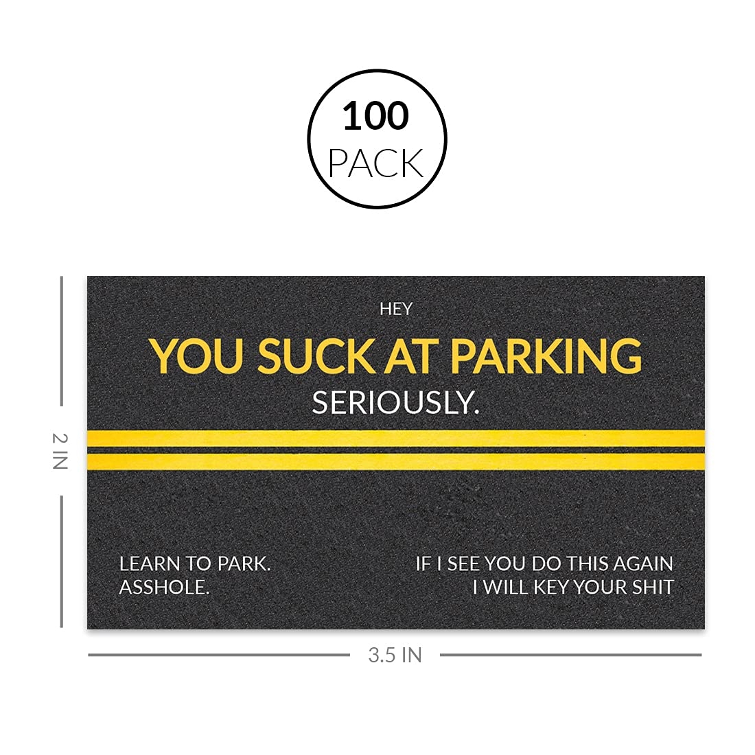 Free Printable Bad Parking Cards
