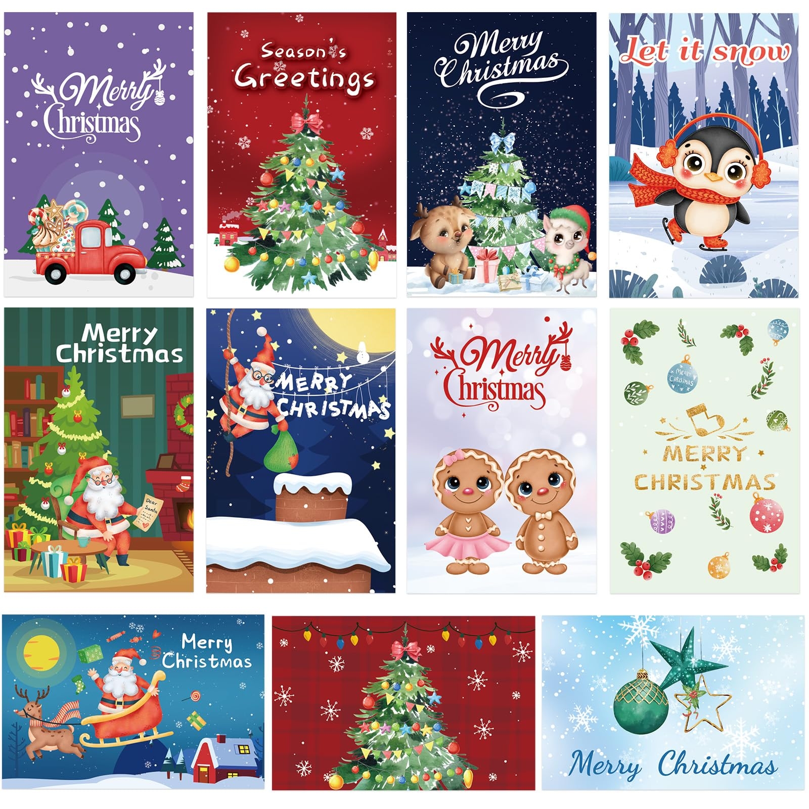 Free Printable Christmas Greeting Cards
