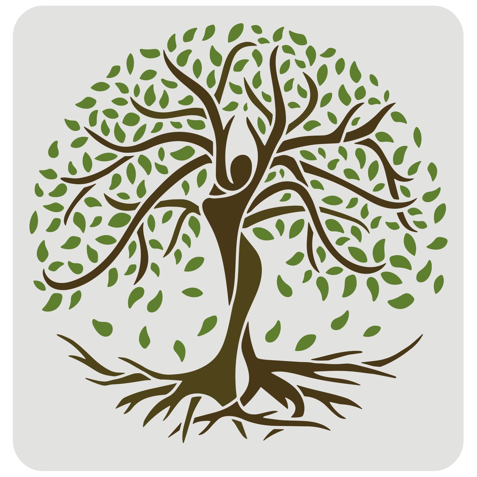 Amazon FINGERINSPIRE Tree Of Life Stencils Decoration Template 11 8x11 8 Inch Tree In Human Shape Drawing Painting Stencils Square Reusable Stencils For Art Projects Painting On Wood Floor Wall And Tile Tools
