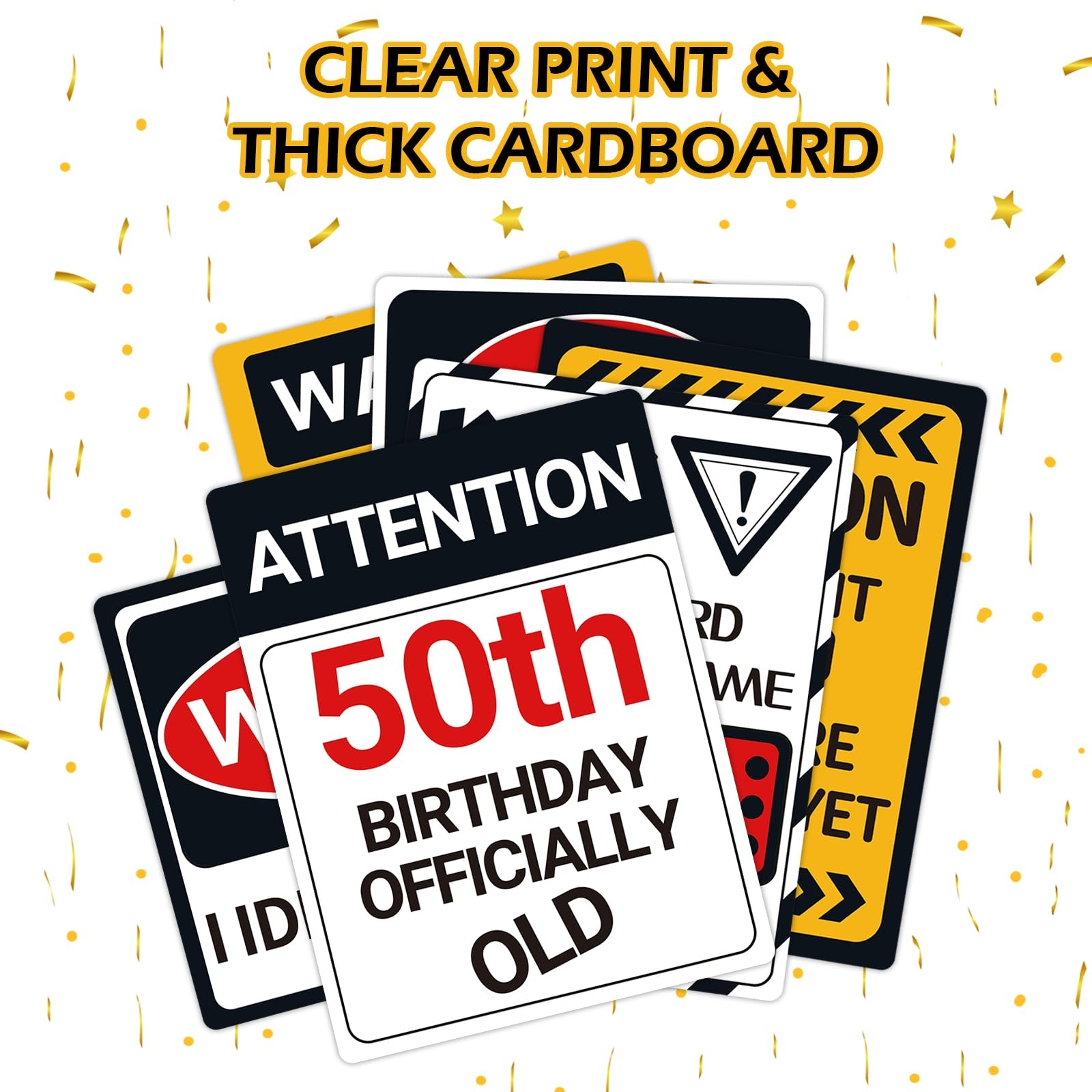Free Printable 50th Birthday Signs