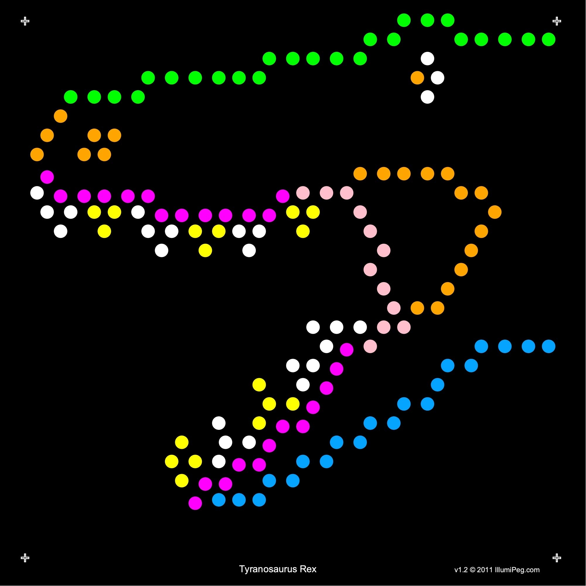 Amazon IllumiPeg Dinosaur Refill Templates For Lite Brite Cube Flat Screen And Four Share 10 Sheets 7x7 Toys Games