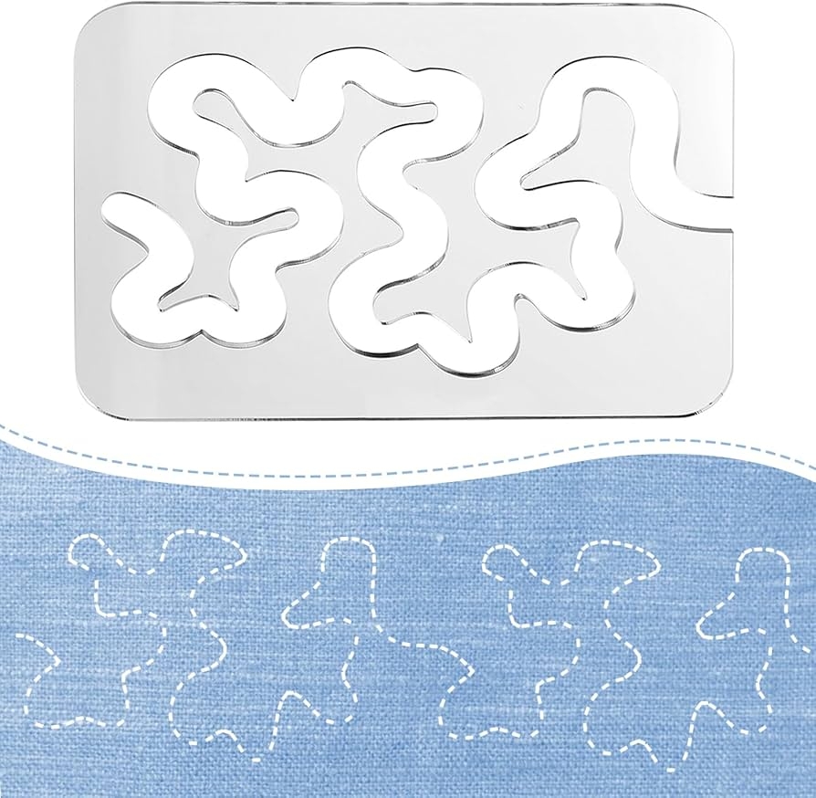 Amazon Meander Quilting Templates Free Motion Quilting Template Arcylic Quilting Templates Rulers Transparent Quilting Templates For Industrial And Domestic Sewing Machines Arts Crafts Sewing