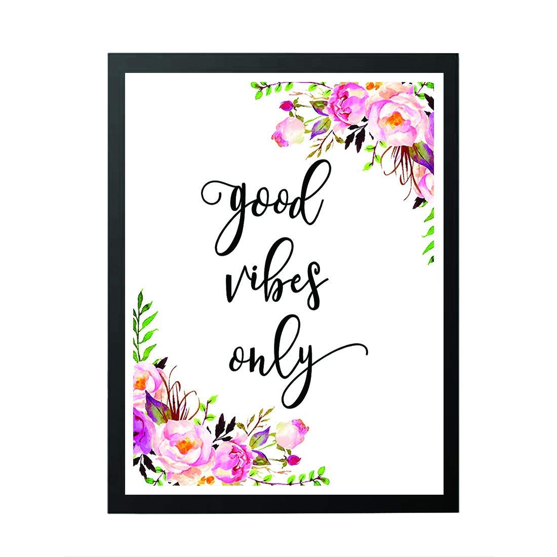 Amazon Signatives Good Vibes Only Printable Wall Art Prints Wall Art Office D cor Home D cor Bedroom D cor Wall Art Print Baby Room Decor Home Kitchen