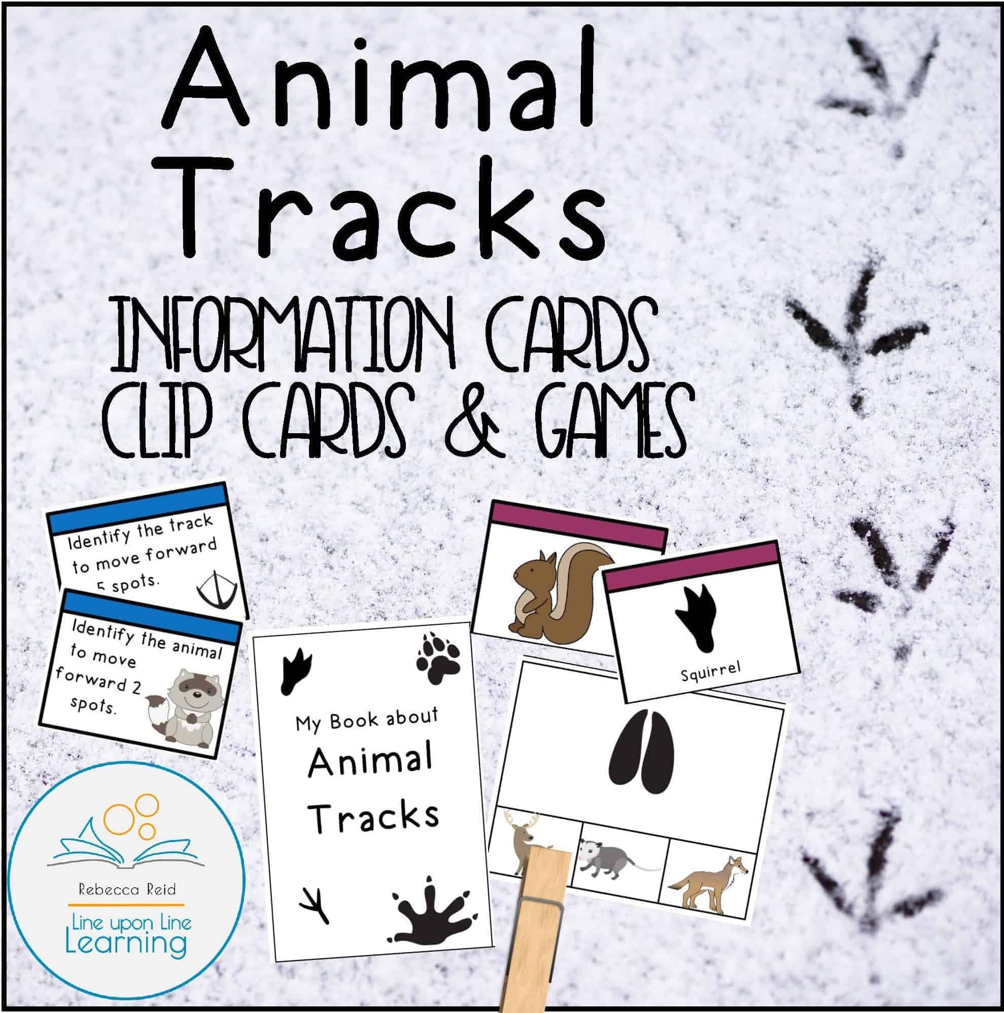 Free Printable Animal Track Cards