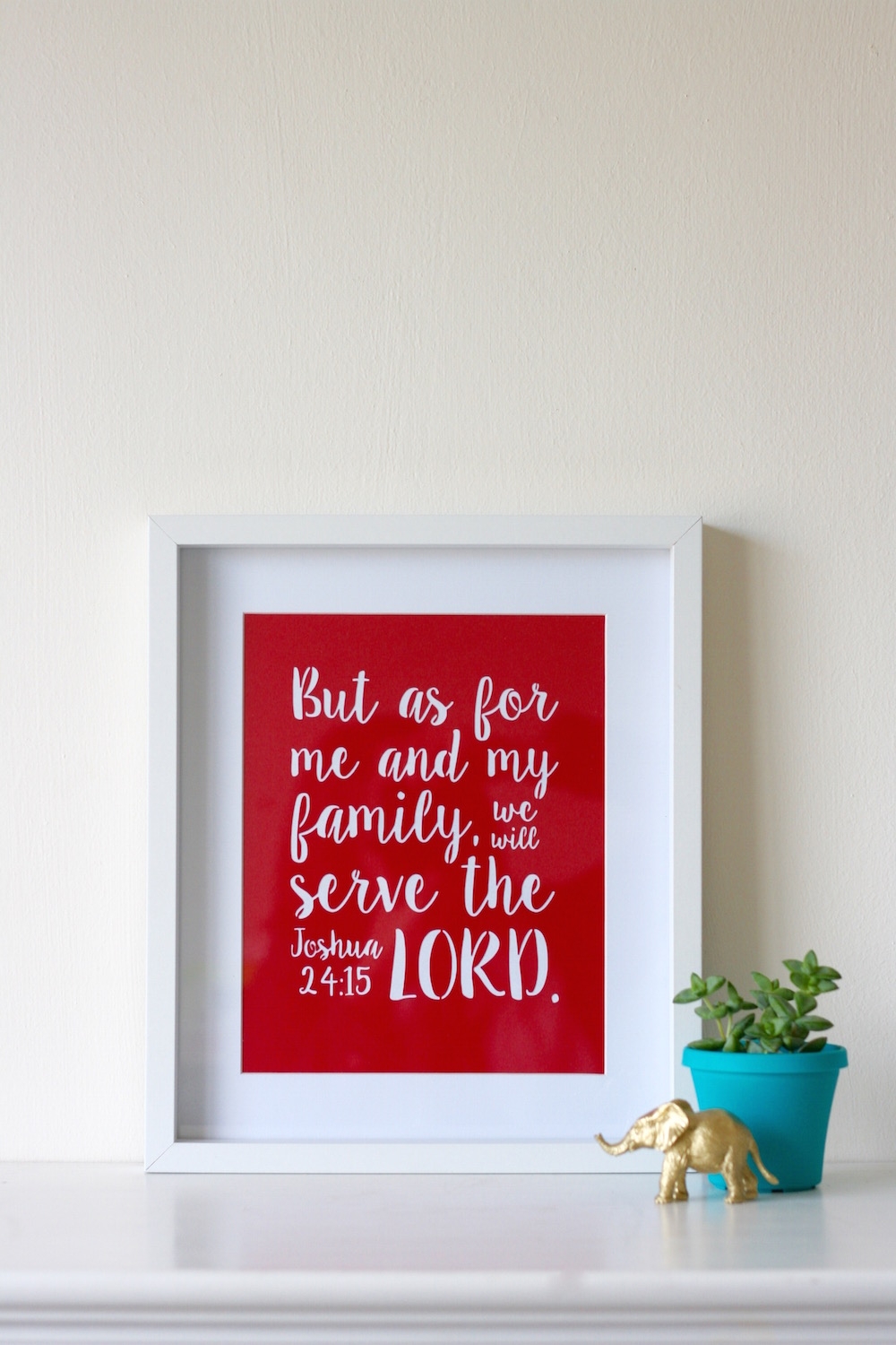 As For Me And My Family Print And Silhouette File Free Download Pure Sweet Joy