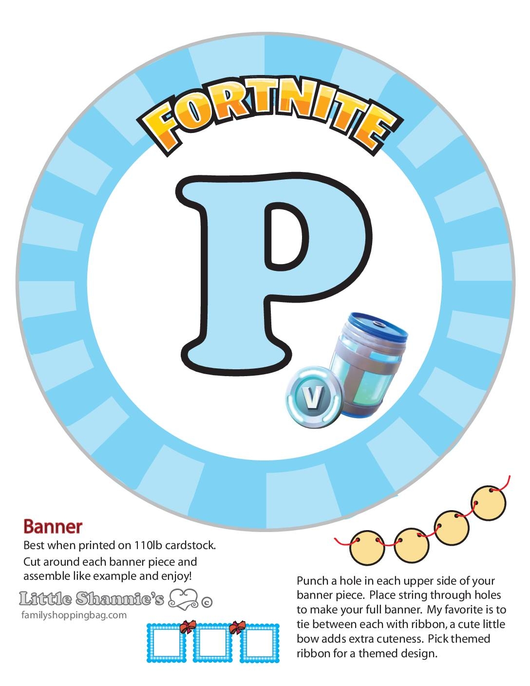 Banner P Fortnite
