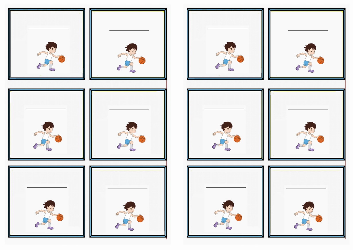 Basketball Name Tags Birthday Printable