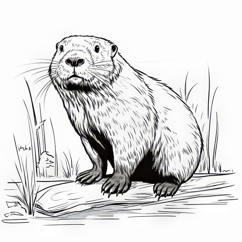 Beaver Coloring Page Stock Illustrations 368 Beaver Coloring Page Stock Illustrations Vectors Clipart Dreamstime