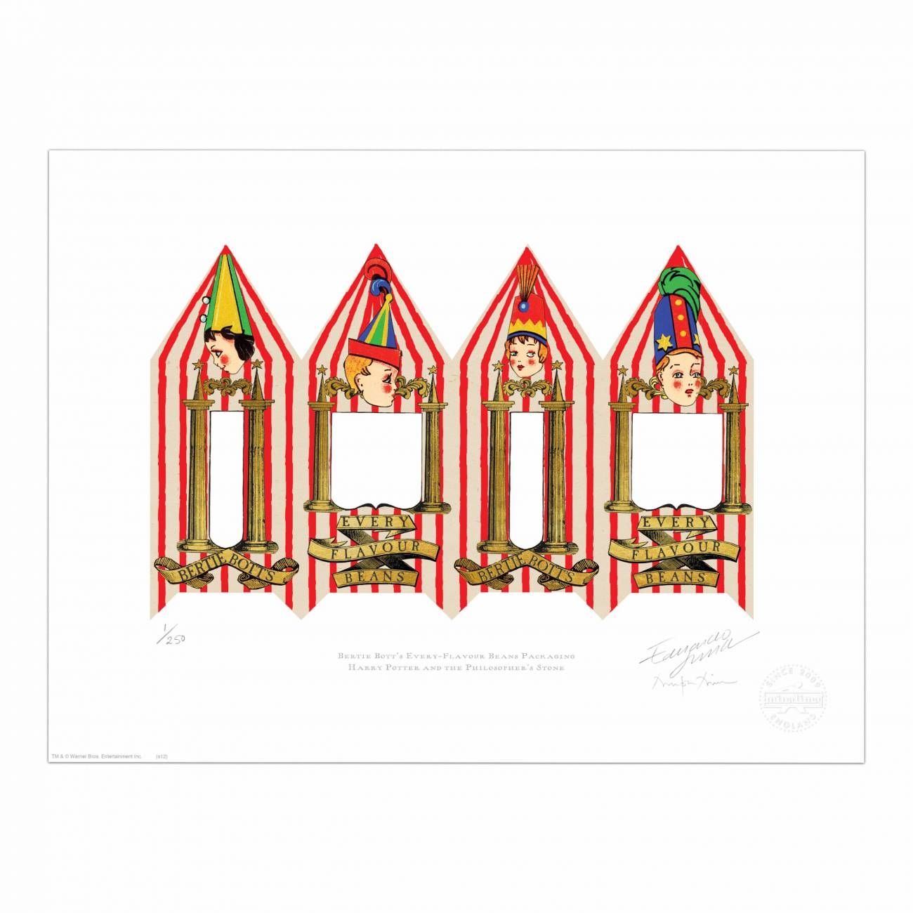 Bertie Bott s Every Flavour Beans Packaging MinaLima