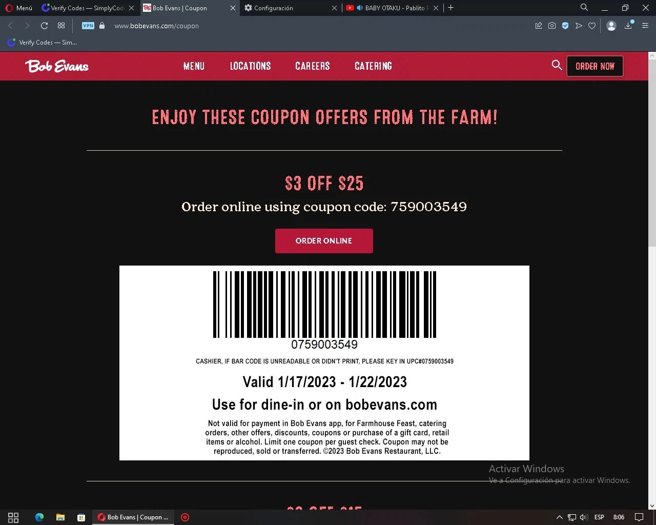 Bob Evans Coupons 5 Off November 2024