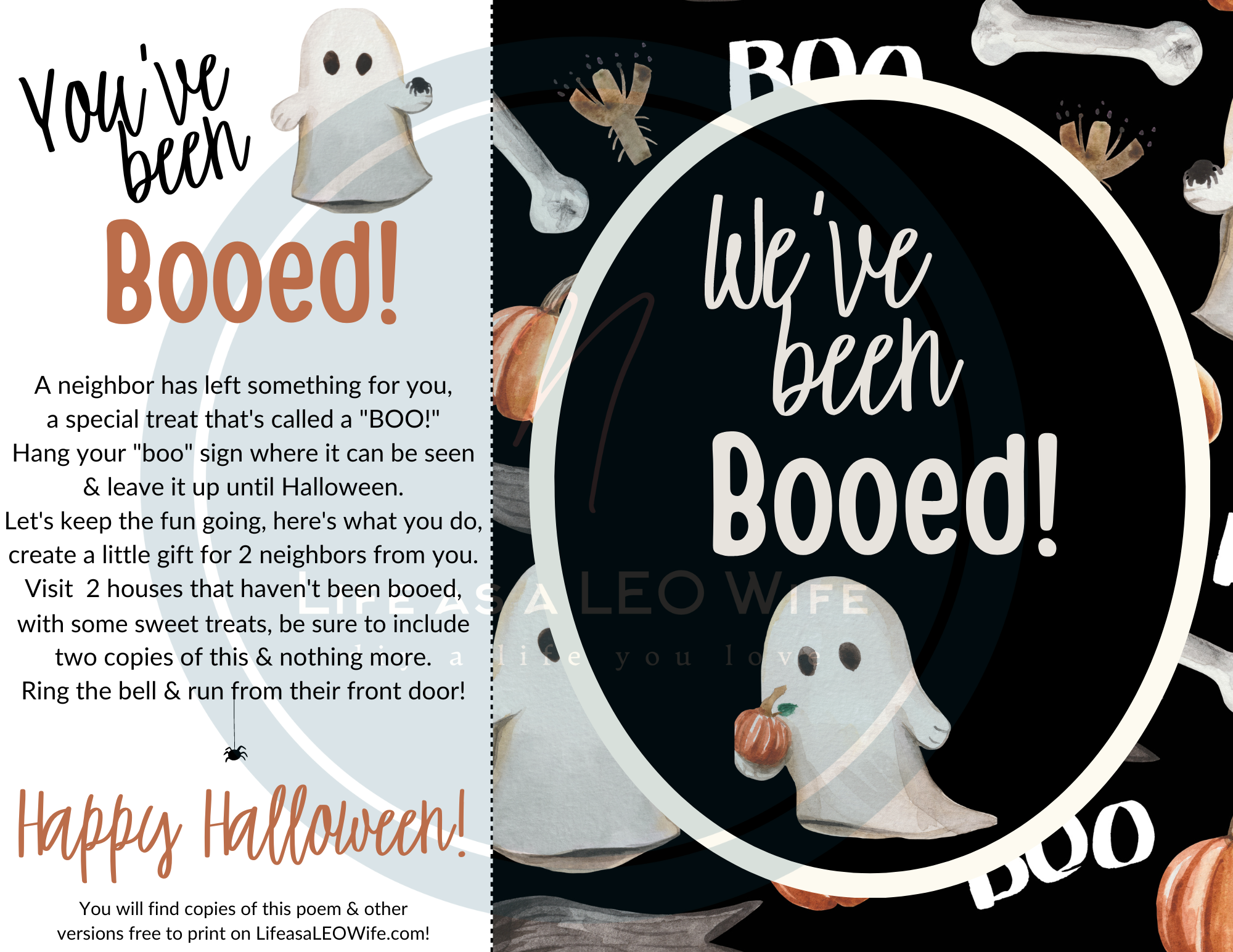 You Ve Been Booed Free Printable