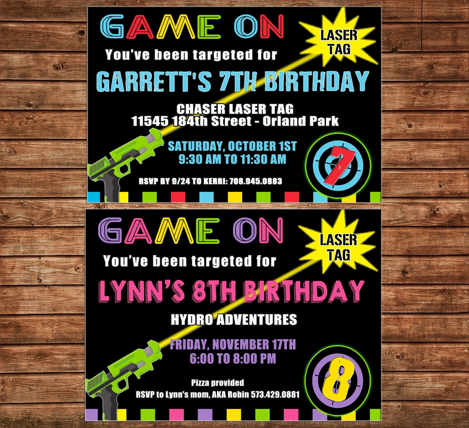 Free Printable Arcade Birthday Invitations
