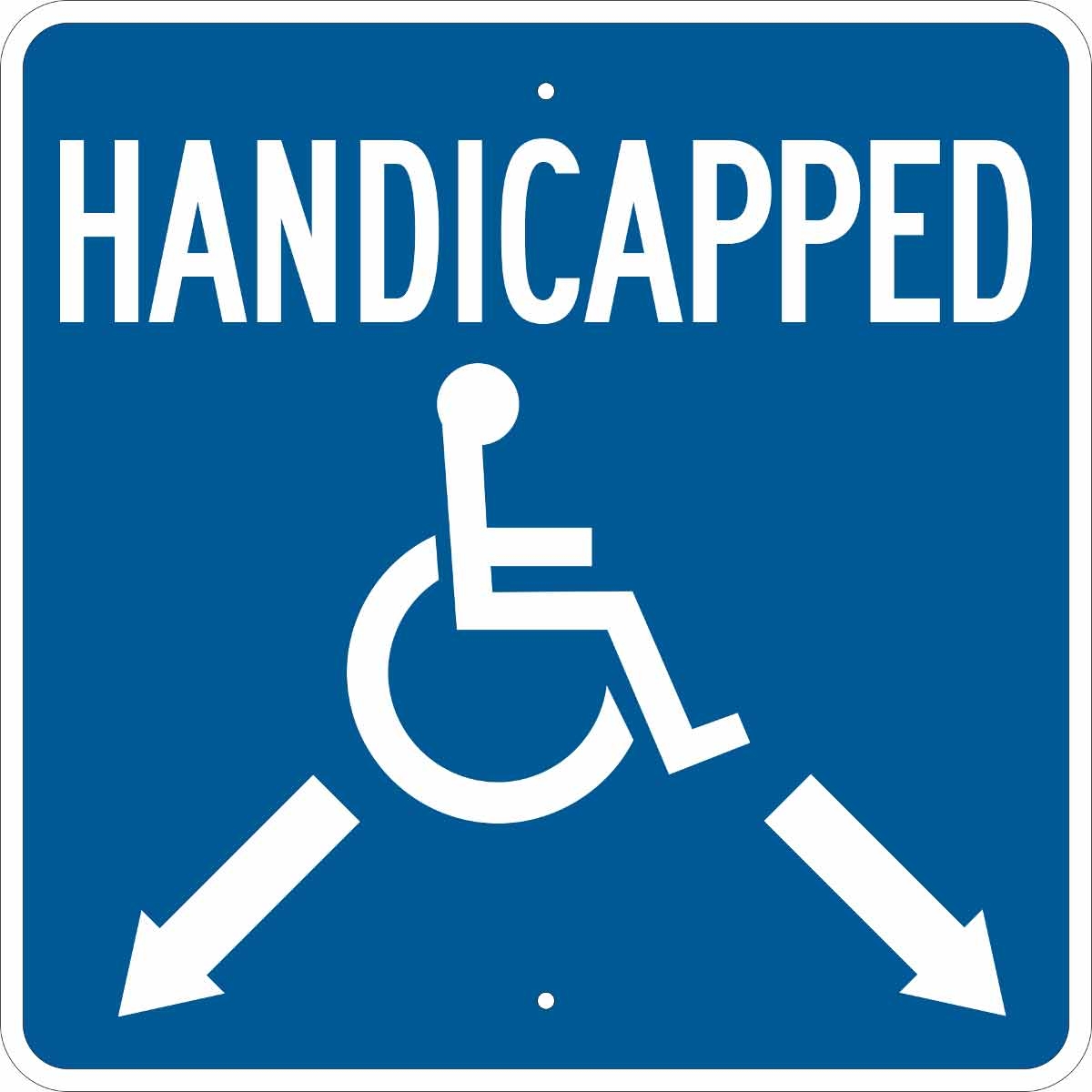 Printable Handicap Sign Free