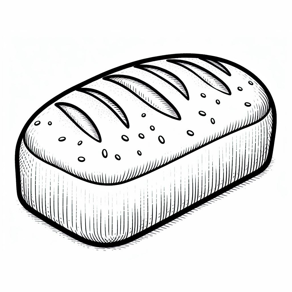 Bread Coloring Pages 12 Free Printable Sheets