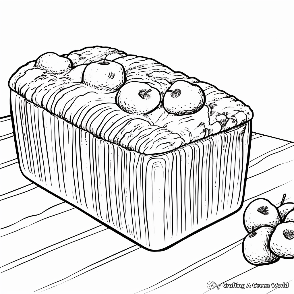 Free Printable Bread Color Page