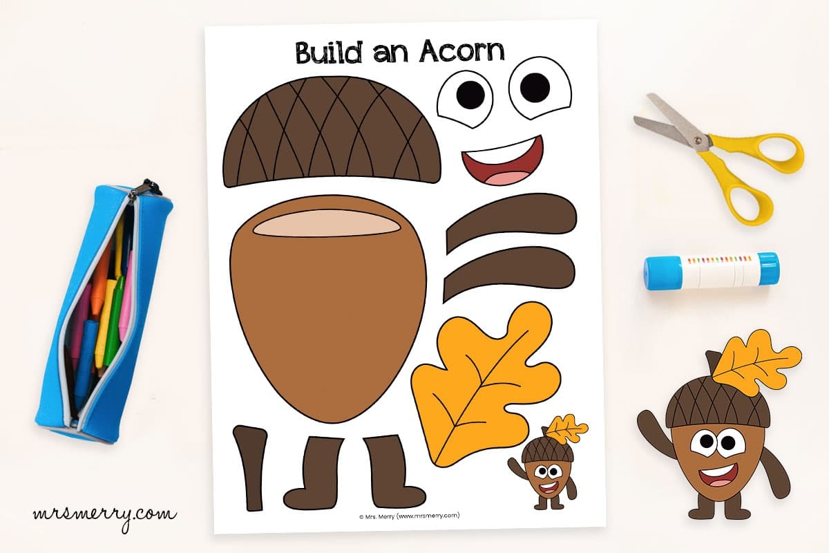 Free Printable Pictures Of Acorns