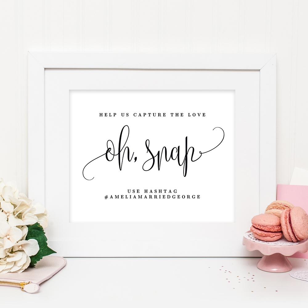 BUNDLE DEAL Wedding Sign Templates Set Lovely Calligraphy LCC Berry Berry Sweet