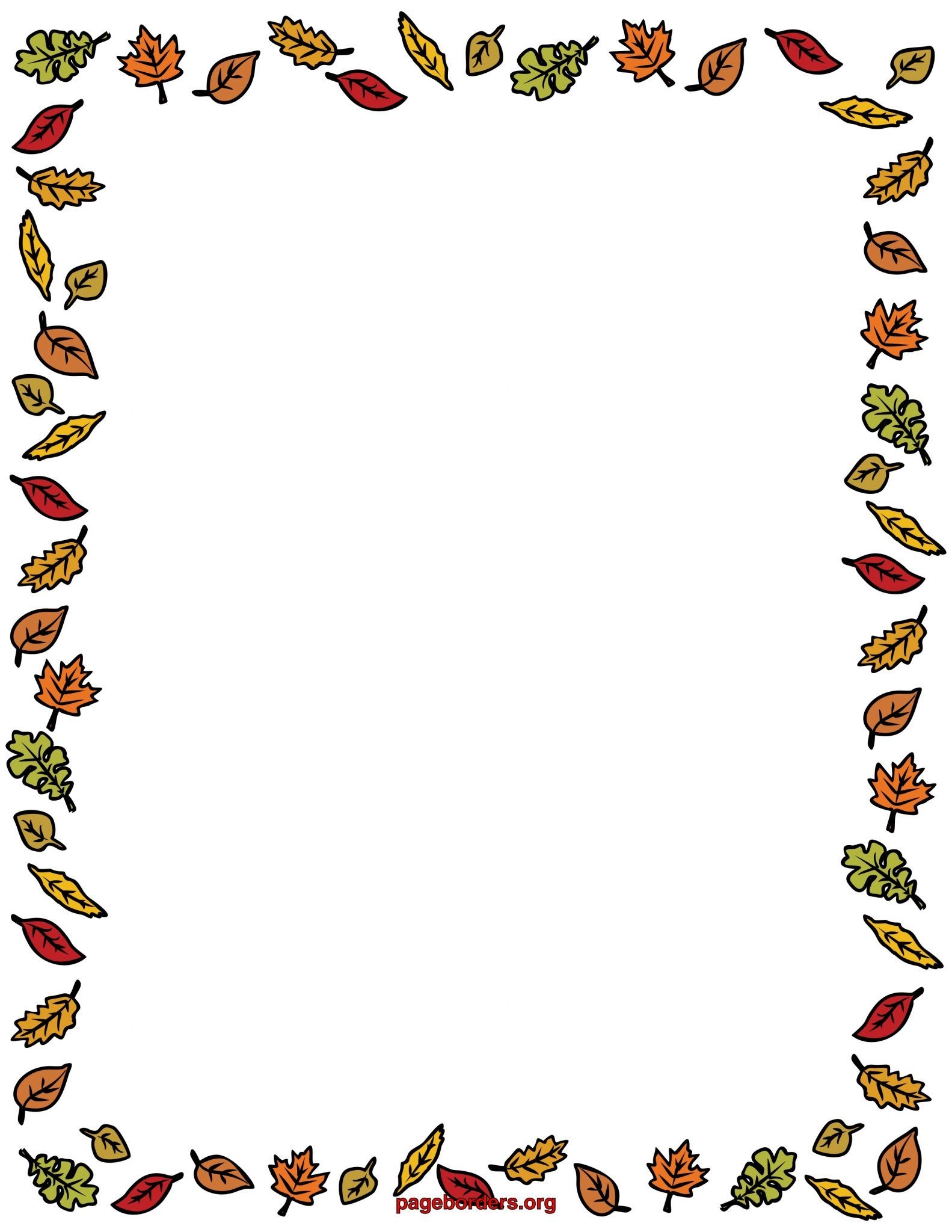 Celebrate Thanksgiving With Stunning Border Cliparts
