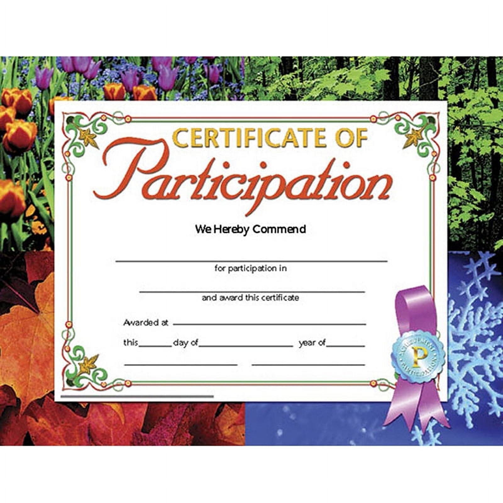 Free Printable Certificates Of Participation