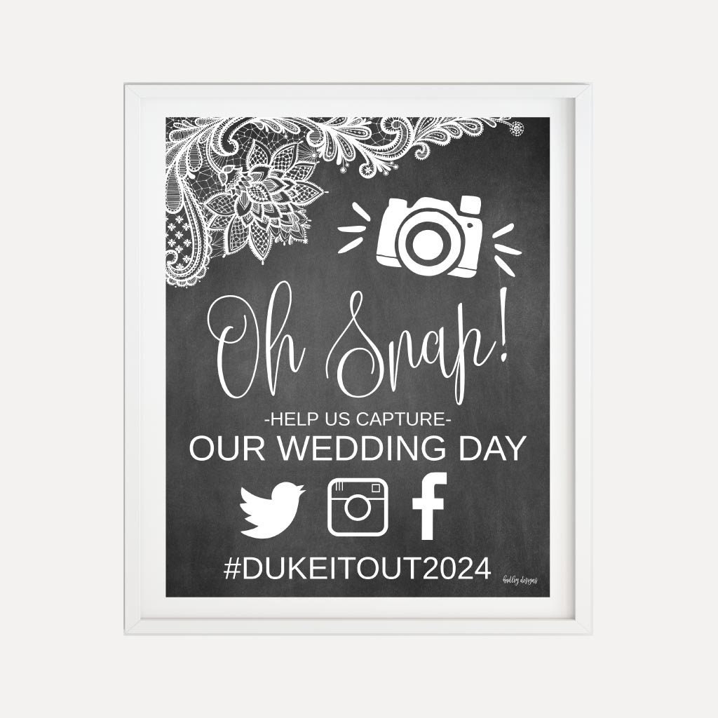 Chalk Lace Lights Wedding Hashtag Sign Template Printable Hashtag Wedding Sign Printable Hashtag Sign Wedding Wedding Sign Template Etsy