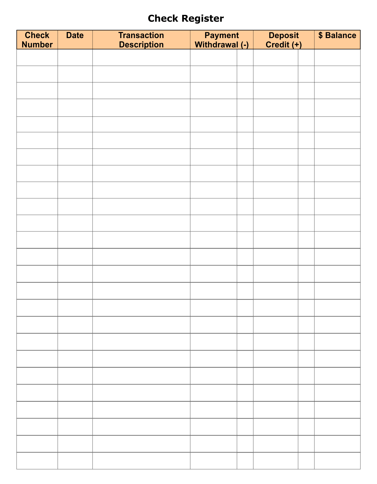 Check Register 20 Free PDF Printables Printablee