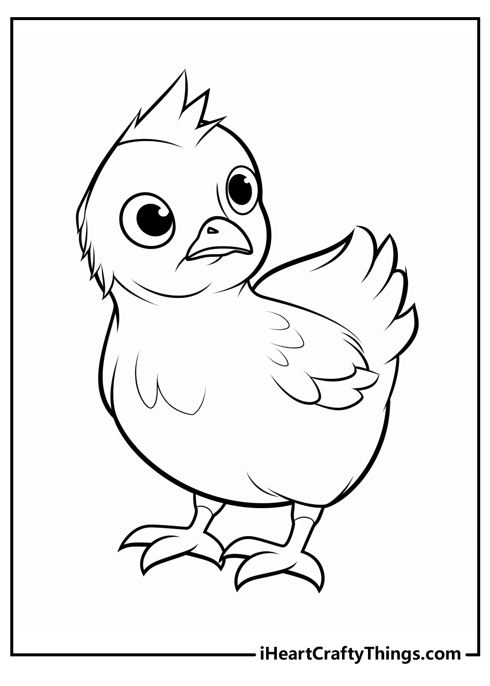 Free Printable Chicken Coloring Pages