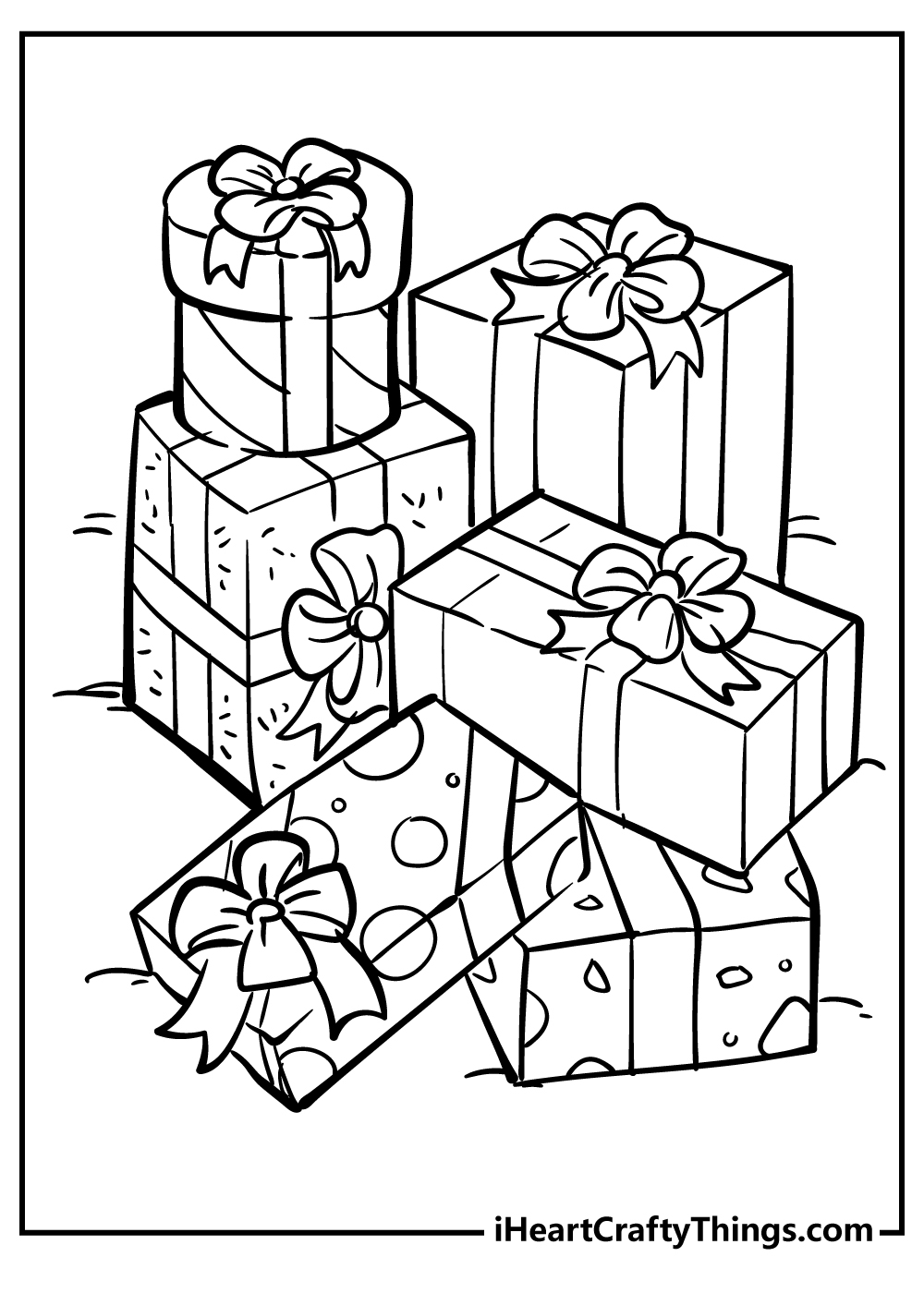 Christmas Coloring Pages 75 Free PDF Printables For Kids 